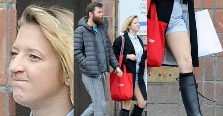 Lara Gessler w kaloszach i z GOŁYMI nogami spaceruje z mężem (ZDJĘCIA)