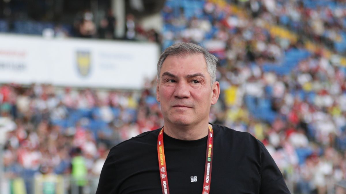 CHORZOW, POLAND - 2025/06/21: Dariusz Michalczewski of Poland seen during the Ronaldinho Show 2025 football match between Brazil and Poland at the Silesian Stadium. Final score; Brazil 2:2 Poland. (Photo by Grzegorz Wajda/SOPA Images/LightRocket via Getty Images)