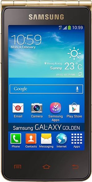 Samsung Galaxy Golden jest smartfonem z poręczną klapką