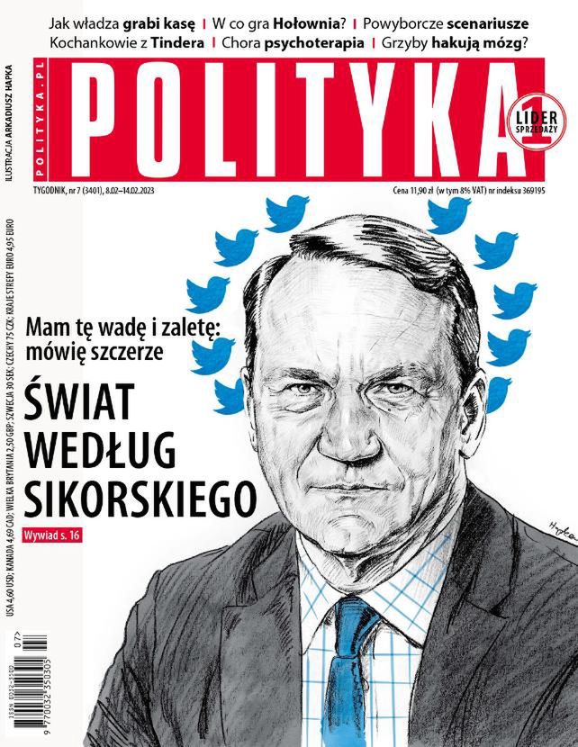 Okładka tygodnika "Polityka"
