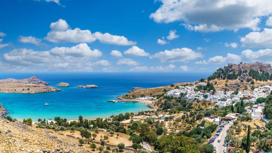 Plaże Lindos robią wrażenie 