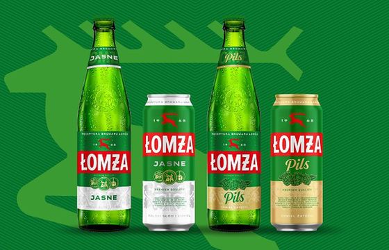 Piwo Łomża zmienia szatę graficzną