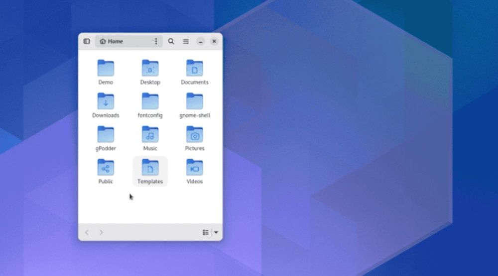 GNOME 43 pliki 2