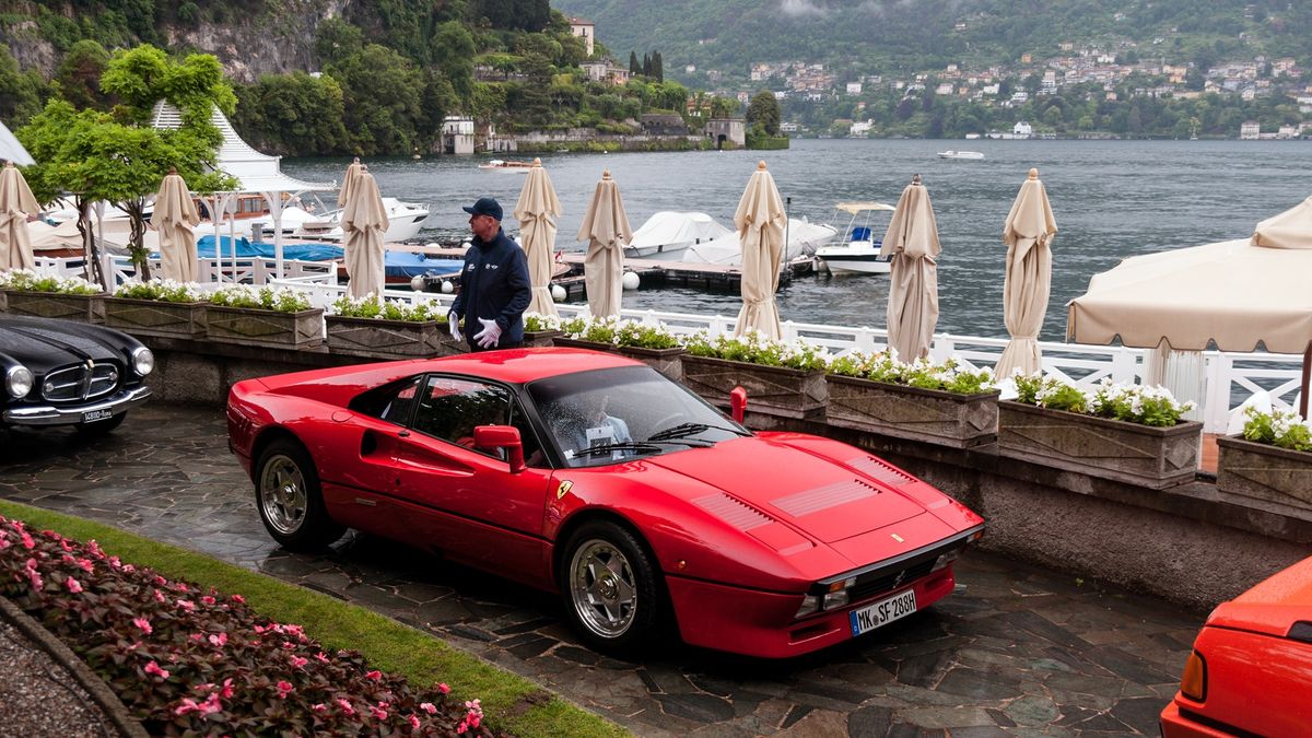 Ferrari 288 GTO na Concorso d'Eleganza Villa d'Este