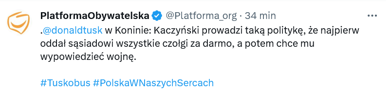 Tak ostro Tusk jeszcze nie mówił