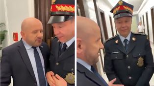 "Mamy się szarpać? To was przepchnę". Awantura z posłami w Sejmie