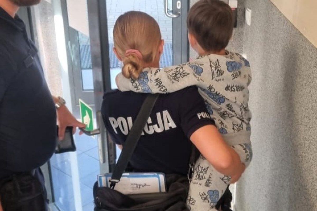5-latek błąkał się bez opieki. Uratowała go policja