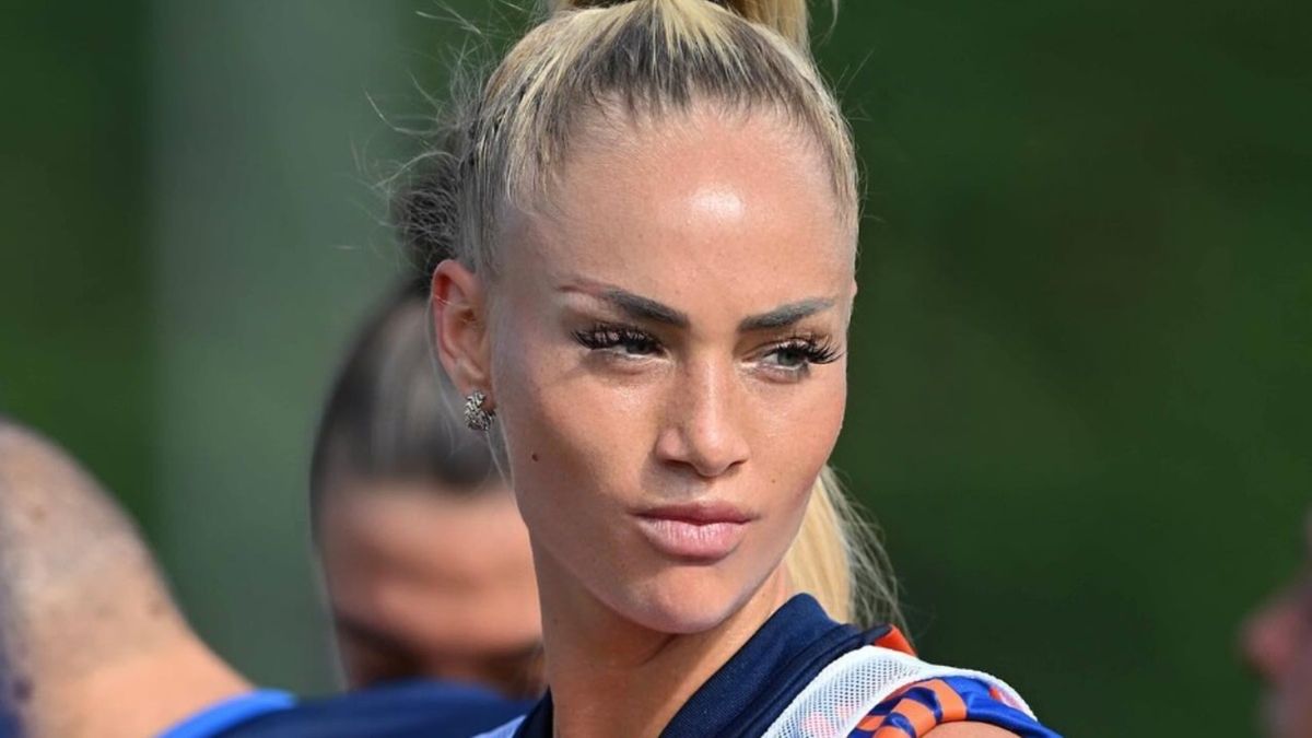 Alisha Lehmann w czasie treningu Juventusu