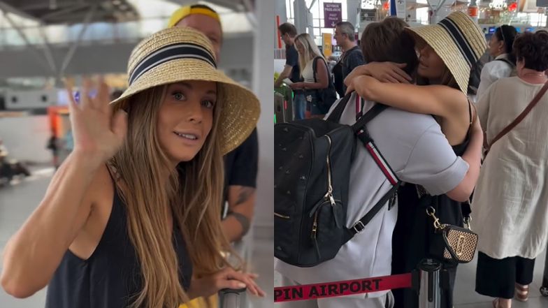 Małgorzata Rozenek pokazała nagranie z lotniska, na którym żegna syna