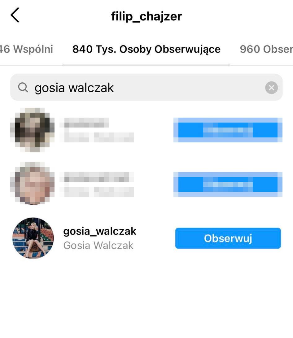 Filip Chajzer nie obserwuje matki swojego dziecka