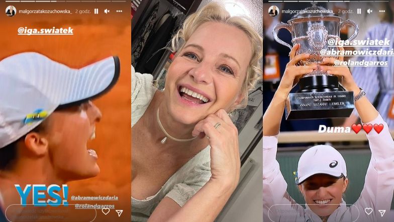 Gwiazdy gratulują Idze Świątek wygranej w Roland Garros