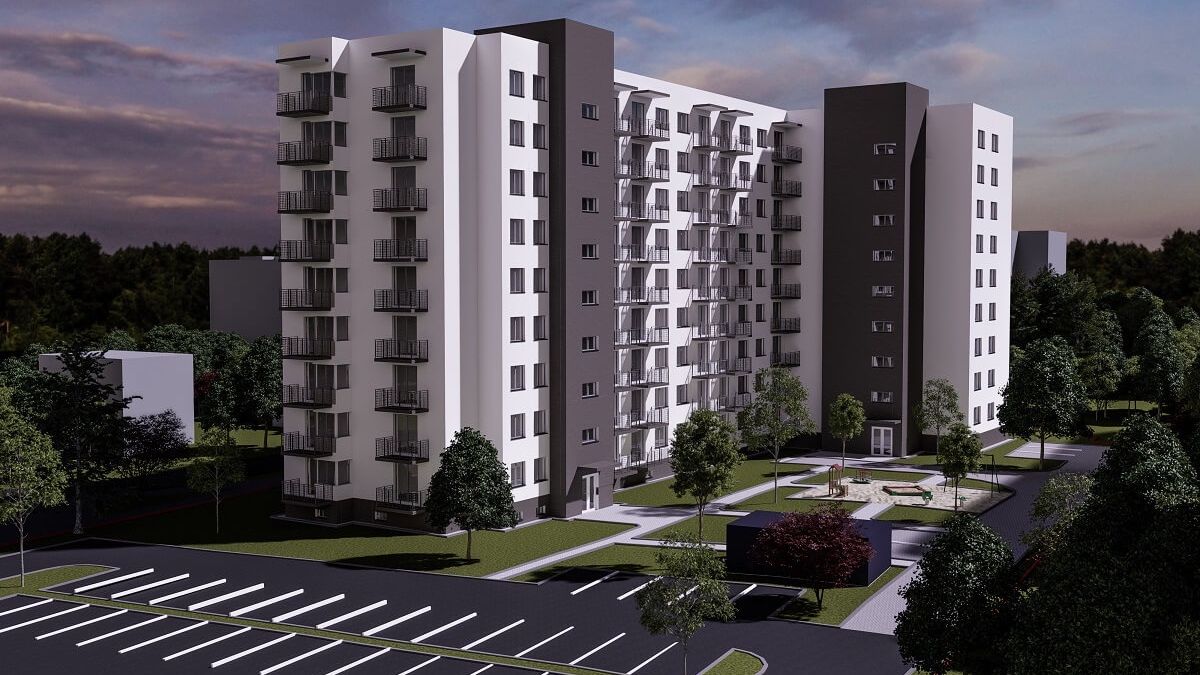 Tak może wyglądać nowy blok komunalny przy ul. Wrońskiej 5