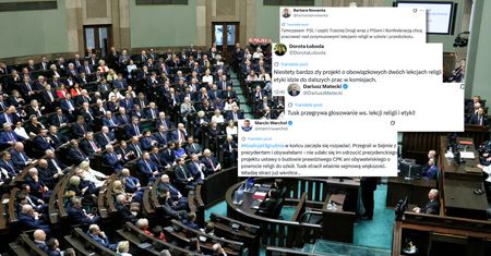 Sejm zdecydował ws. religii. Lawina komentarzy