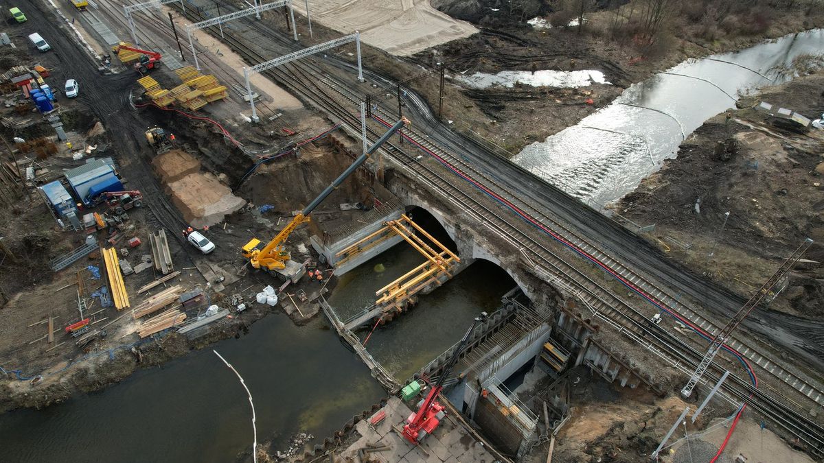 Prace w ramach tworzenia szlaku Rail Baltica w Polsce