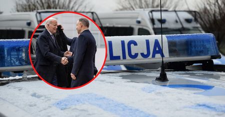 Afera mailowa w policji? Chodzi o zabezpieczenie wizyty Bidena