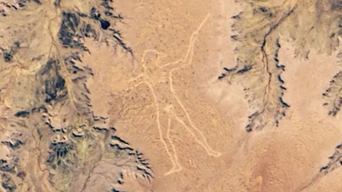 "Człowiek z Marree" widziany z kosmosu