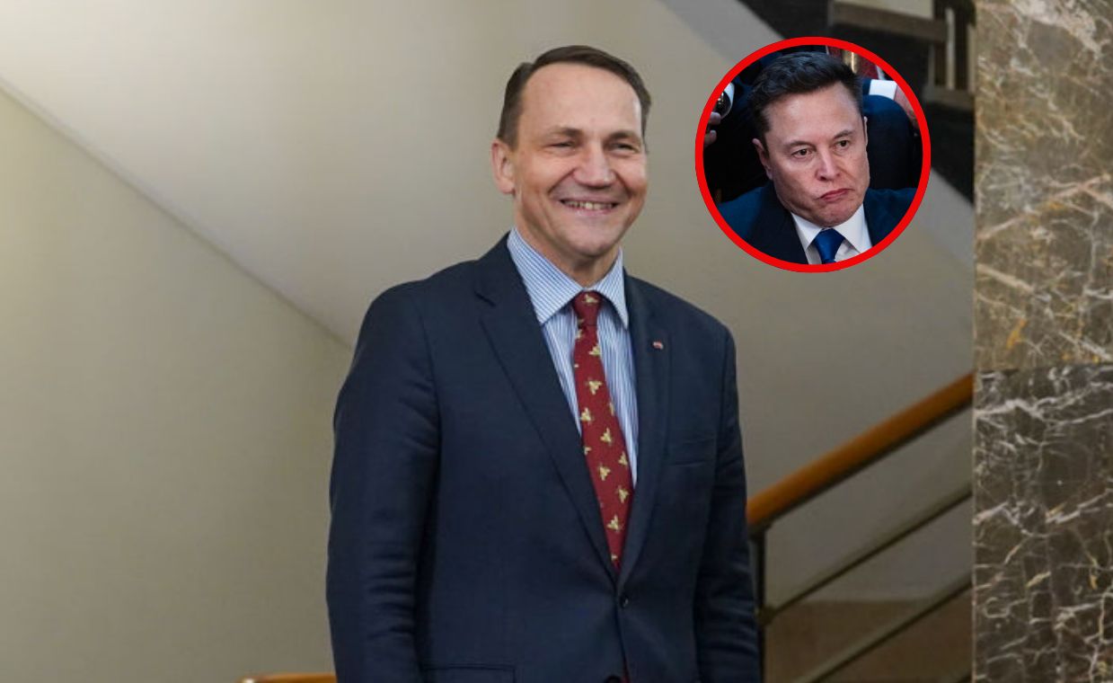 Sikorski dostał pytanie, wybuchnął śmiechem. Dostało się Muskowi