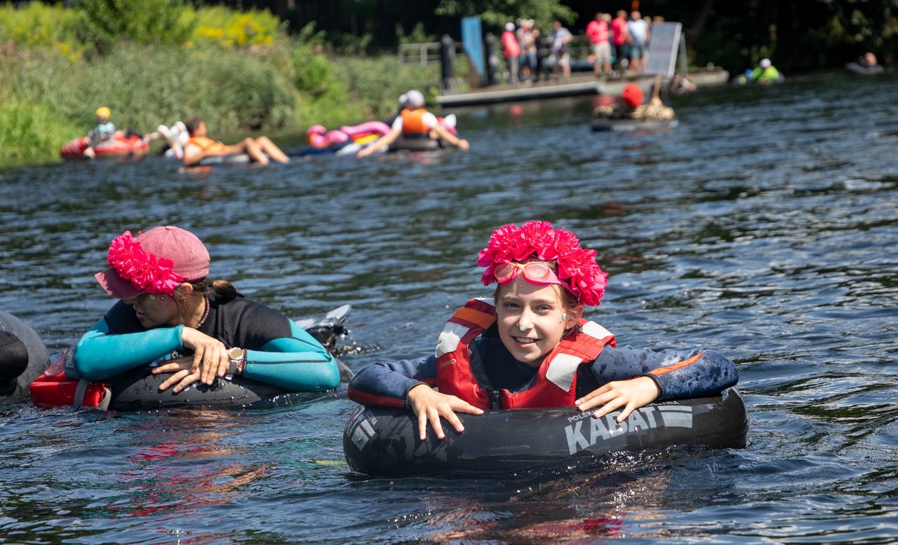 Piła: Dętkospływcy spłynęli pilską Gwdą