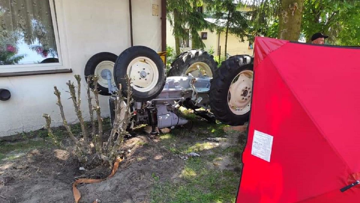 Radny zginął przygnieciony przez ciągnik rolniczy