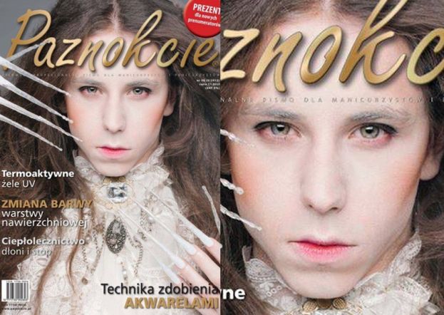 Michał Szpak na okładce magazynu... "PAZNOKCIE"!