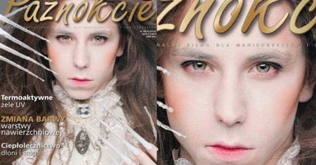 Michał Szpak na okładce magazynu... "PAZNOKCIE"!