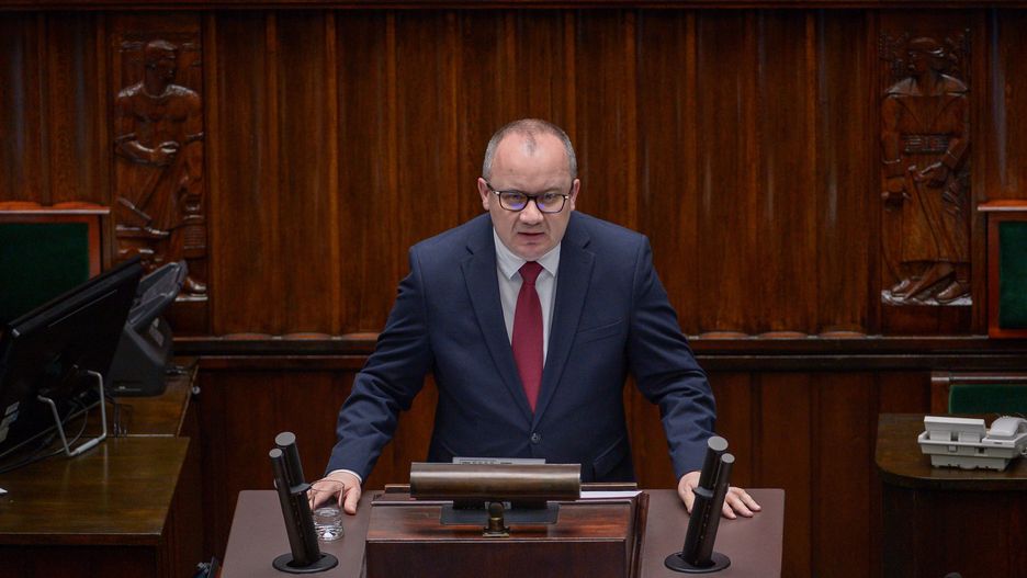 Warszawa, 24.04.2024. Minister sprawiedliwości, prokurator generalny Adam Bodnar na sali Sejmu w Warszawie, 24 bm. Sejm rozpoczął trzydniowe posiedzenie. (sko) PAP/Marcin Obara