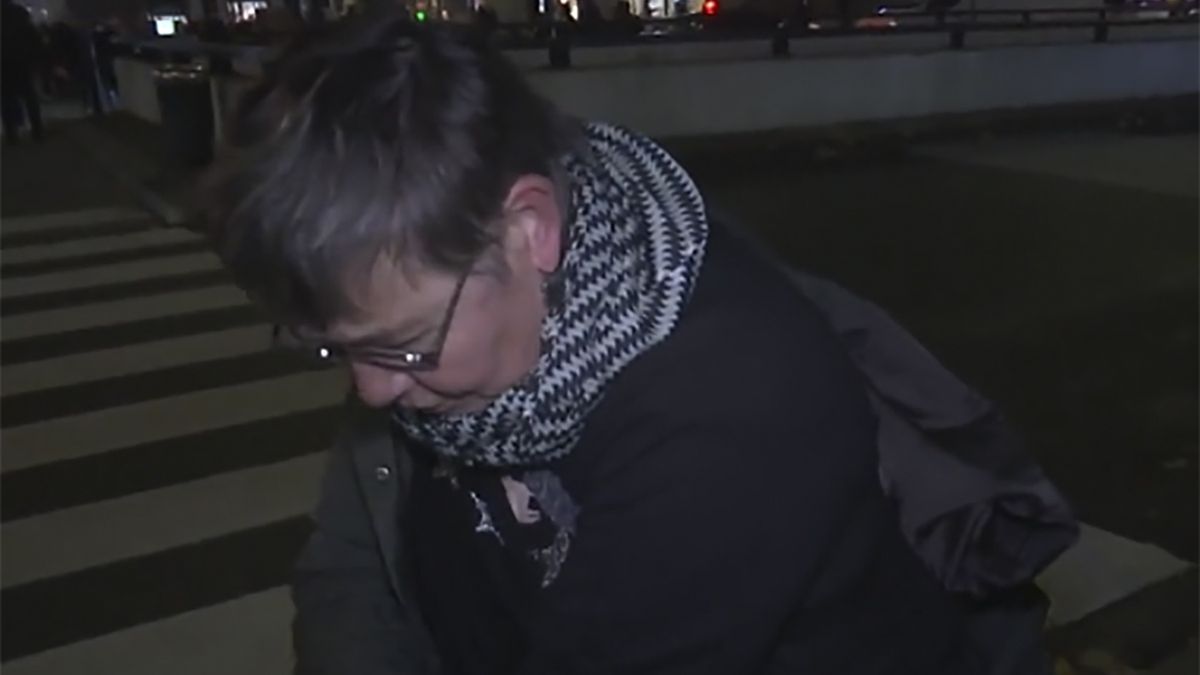 Kobieta poczuła podczas wywiadu, że w jej płaszczu znajduje się szczur