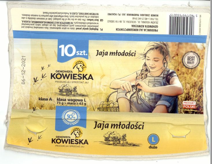 Na podstawie badań przeprowadzonych przez Państwową Inspekcję Sanitarną stwierdzono obecność pałeczek Salmonella Enteritidis na powierzchni skorupek oraz w treści tych jaj. 