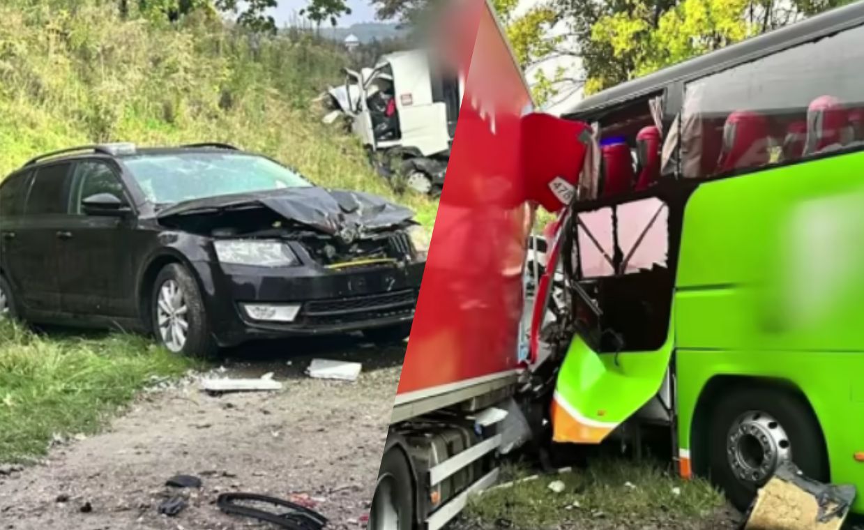 Autobus jechał z Polski. Tragedia pod Lwowem. Są zabici