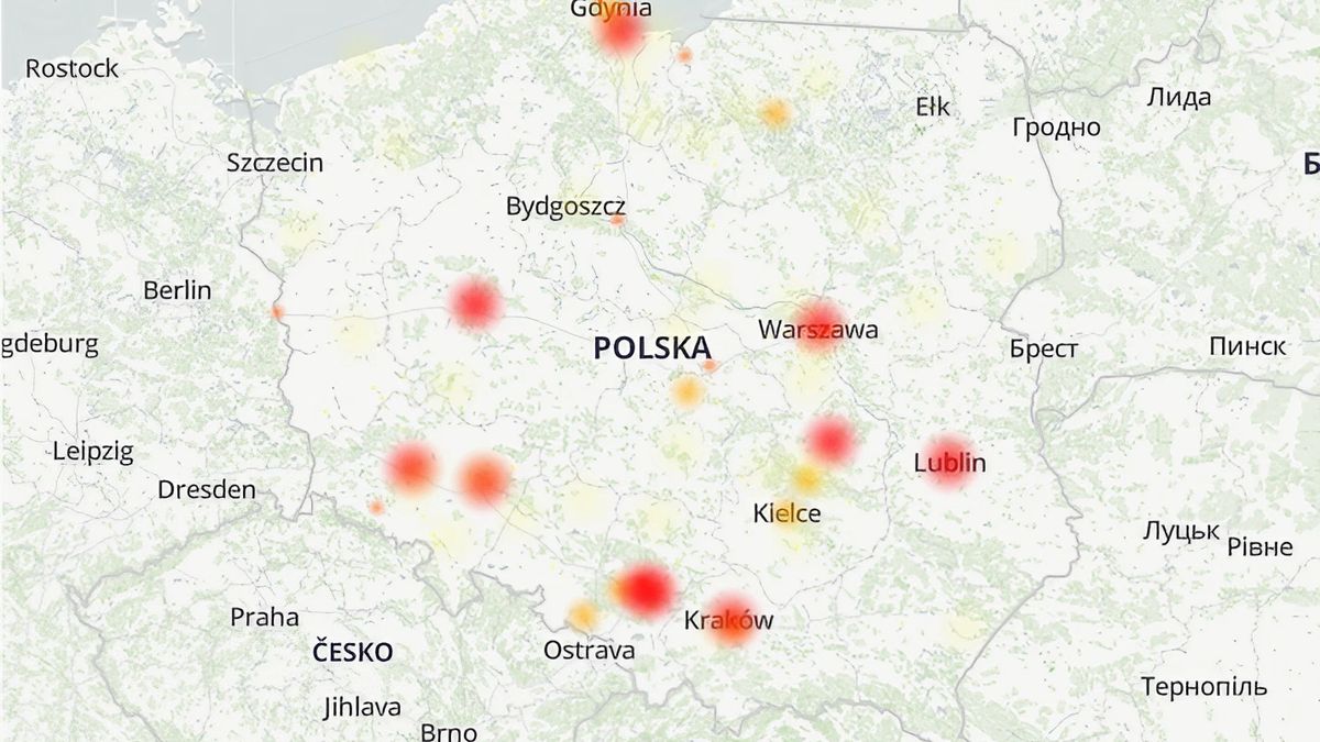 Awaria usług Vectra 