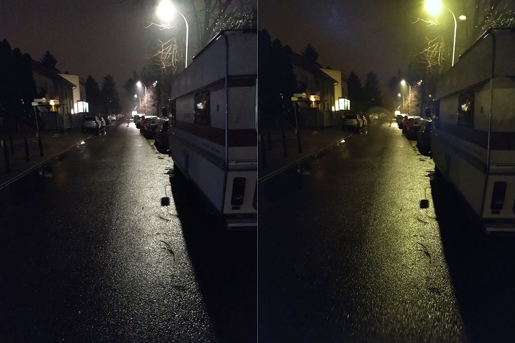 W żółtym świetle widać lepiej kontury obiektów (materiały włanse)