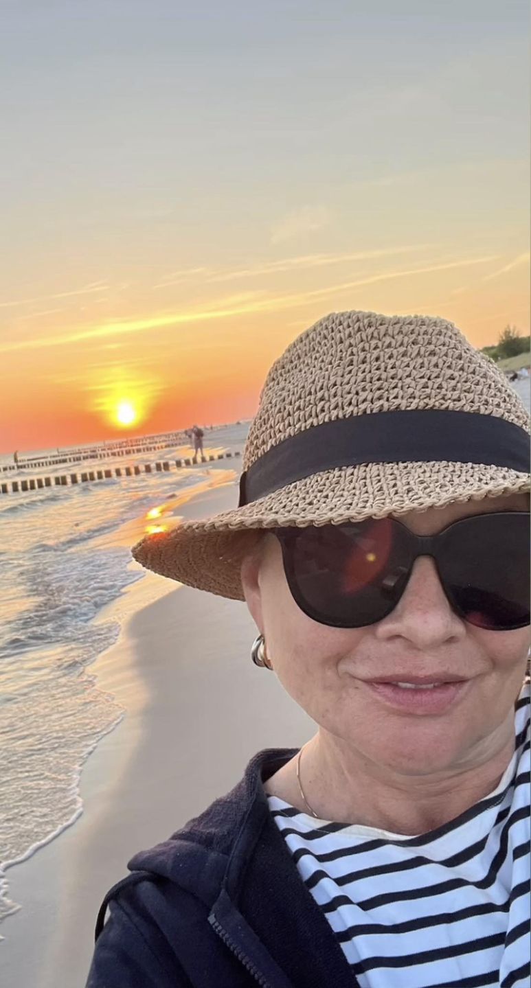 Małgorzata Ostrowska-Królikowska zacieśnia więzy z wnukiem na wczasach