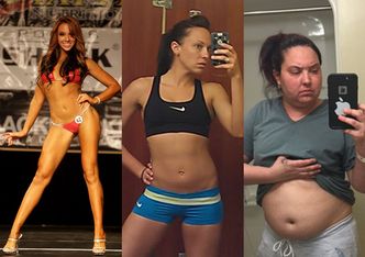 Fit-modelka bikini przytyła 20 kilo z powodu... GUZA MÓZGU. "Myślałam, że umrę!" (ZDJĘCIA)