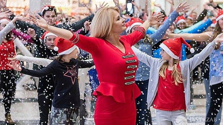 Majka Jeżowska na flash mobie