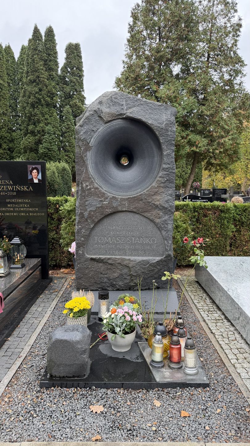 Grób Tomasza Stańki