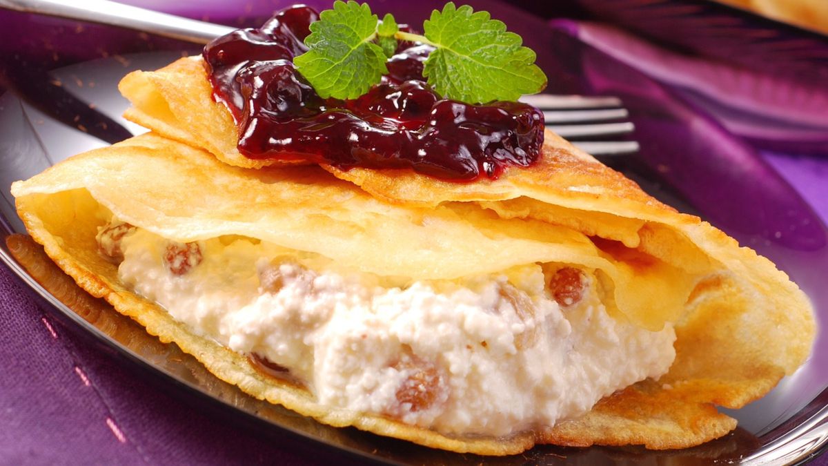 Naleśniki z twarogiem cytrynowym