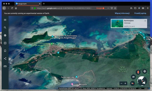 Google Earth w Firefoxie