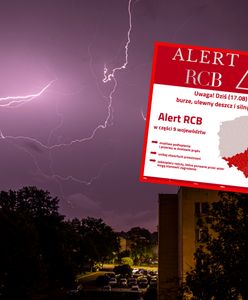 Wysłano alerty RCB. Może ucierpieć dziewięć województw