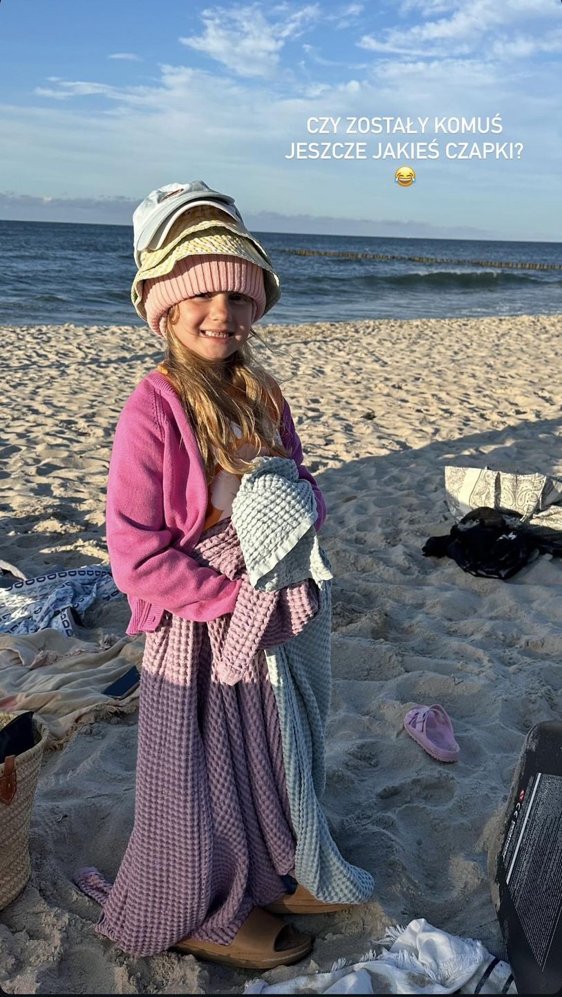 Rodzinne wakacje Małgorzaty Sochy w Chałupach