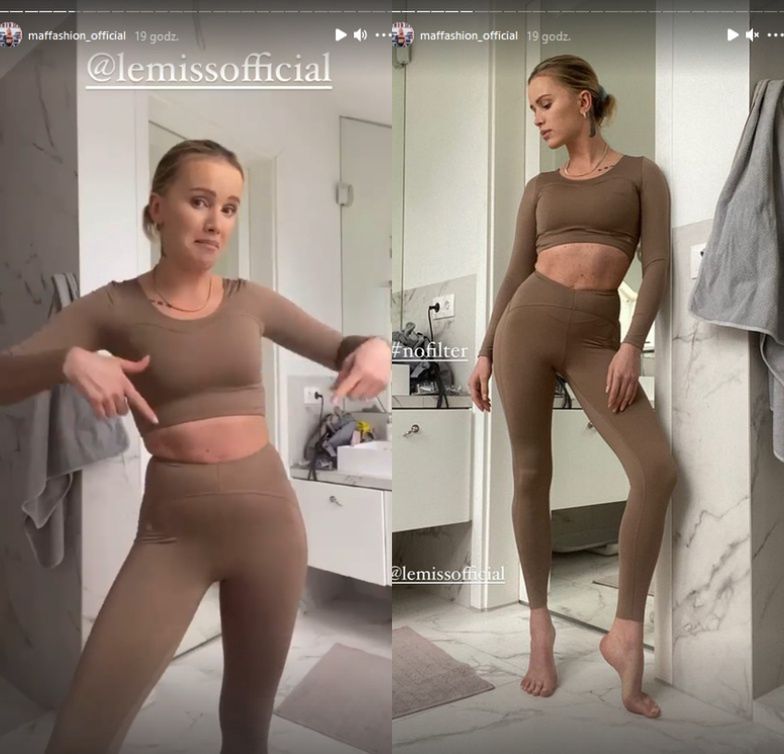 Maffashion broni legginsów Julii Wieniawy