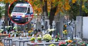 Tragedia na cmentarzu. Mężczyzna nie żyje