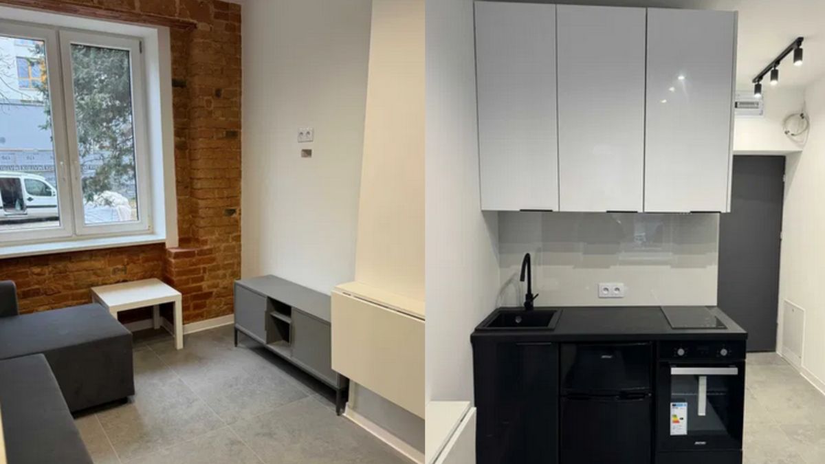 13-metrowy lokal, który ktoś usiłuje wynająć jako "mieszkanie"