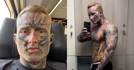 Wydał ponad 200 TYSIĘCY, by wytatuować sobie prawie całe ciało. Teraz nie może znaleźć dziewczyny. Tak wyglądał kiedyś (FOTO)