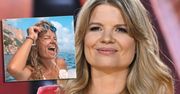 Naturalna Marta Manowska tryska radością na wakacjach. Zapozowała w "ślubnym" bikini