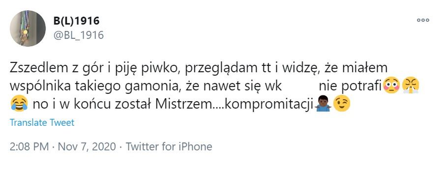 Wpis Bogusława Leśnodorskiego