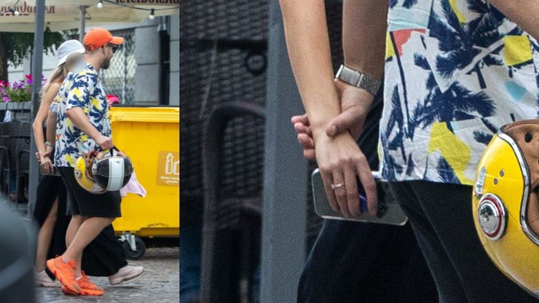 Antek Królikowski spędza czas na mieście z Izabelą