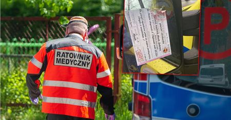 Kartka z Łodzi. Medycy zastali ją na karetce, gdy wrócili z interwencji