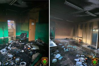 Przeszkadzał im budynek byłej szkoły. Sprawcy mają 13–15 lat