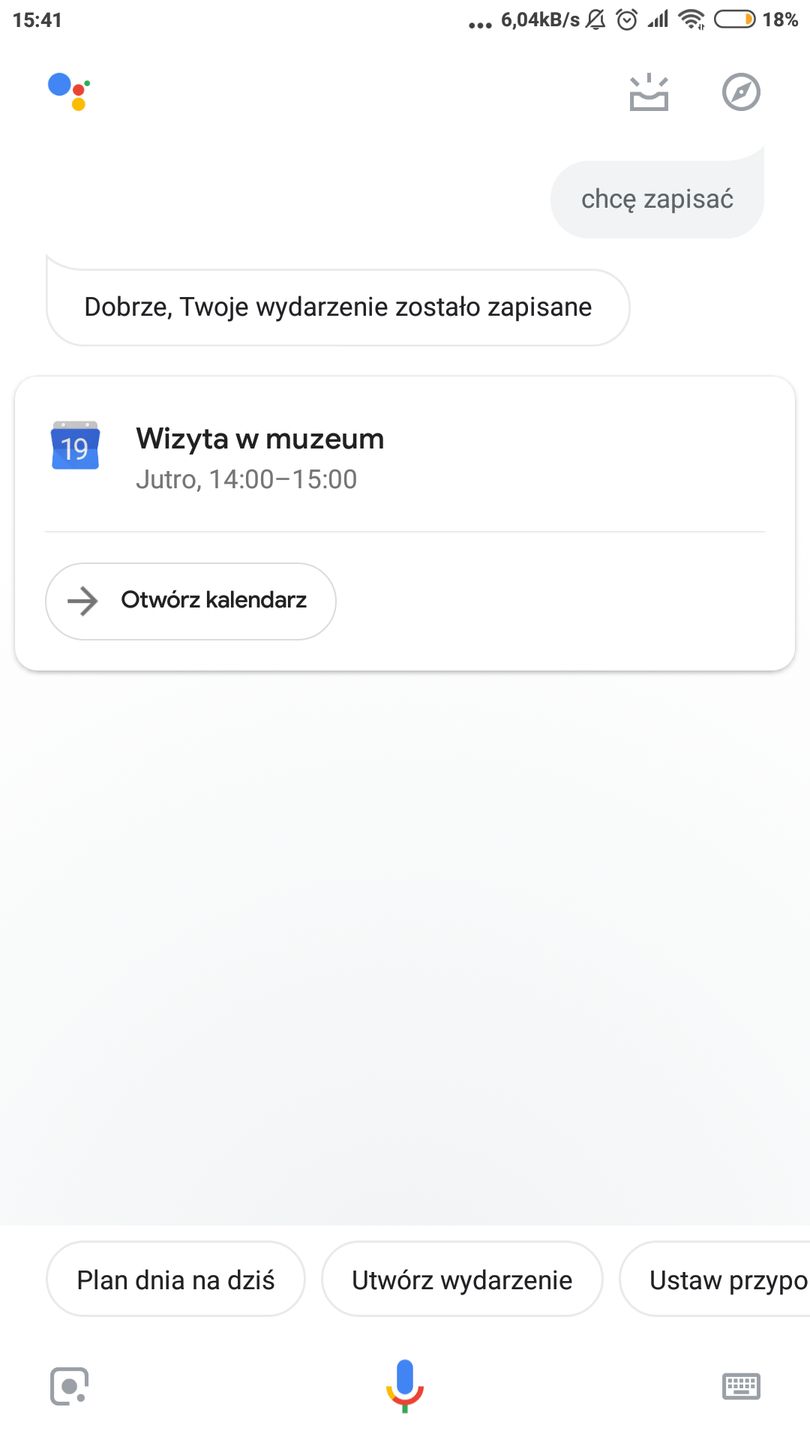 gotowe wydarzenie w kalendarzu