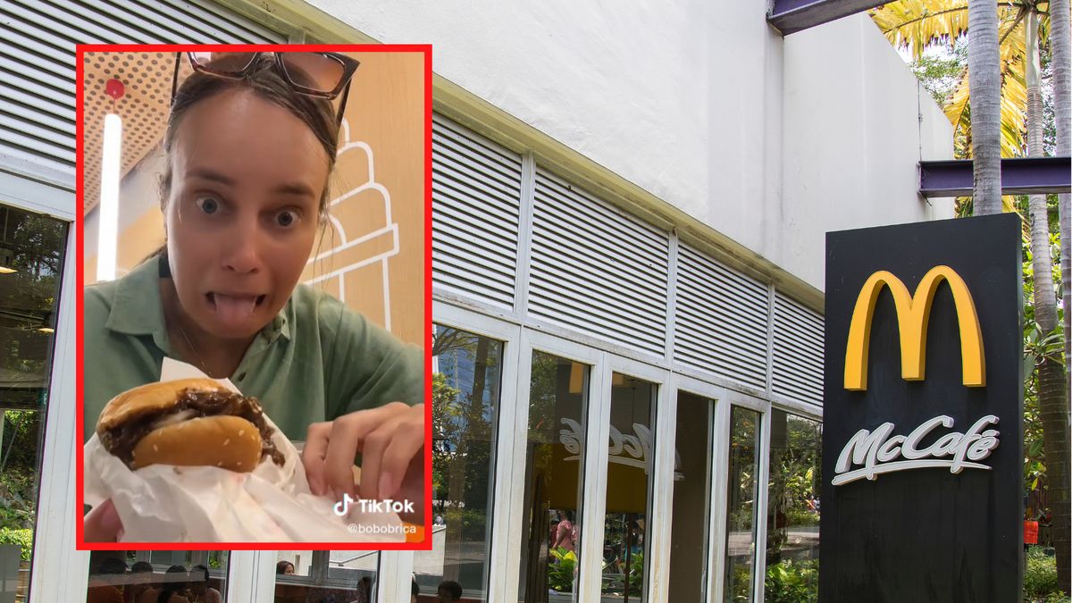 Spróbowała jedzenia w barze McDonald's w Azji